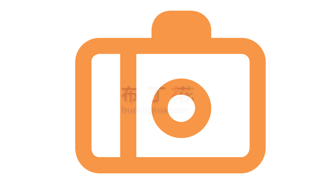 橙色数码相机照相机矢量图格式