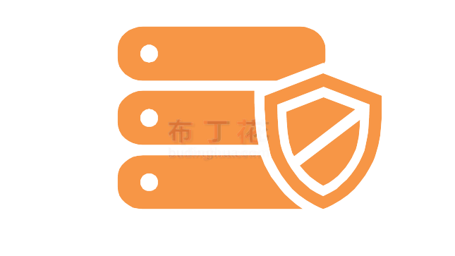橙色通用网络防火墙安全卫士杀毒软件免抠图案素材