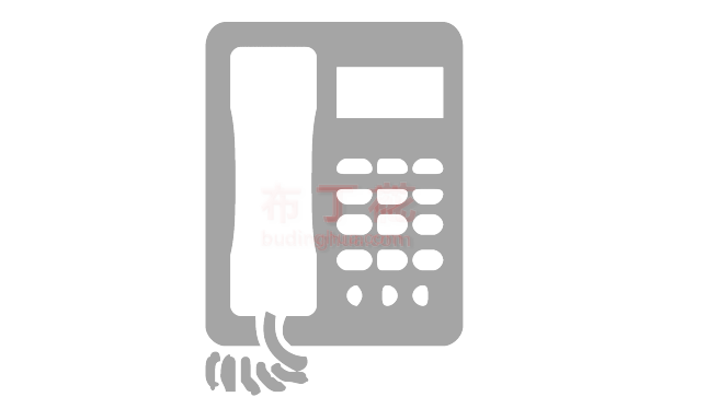 灰色固定电话热线电话矢量元素下载