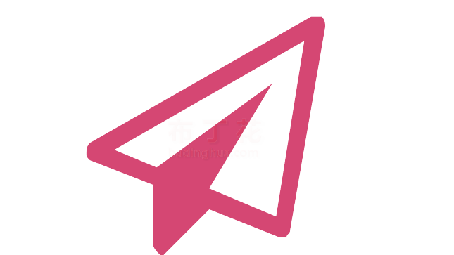 粉色精美三角形纸飞机免抠png元素下载