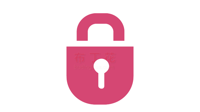 粉色加密安全锁状态矢量图图案大全