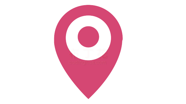 粉色时尚圆形指南针GPS导航定位矢量图案