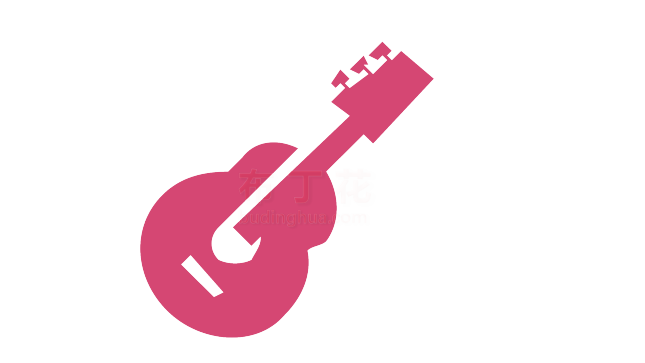 粉色新颖小提琴矢量图元素