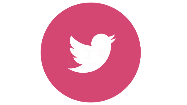 粉色推特logo鸟矢量元素素材大全