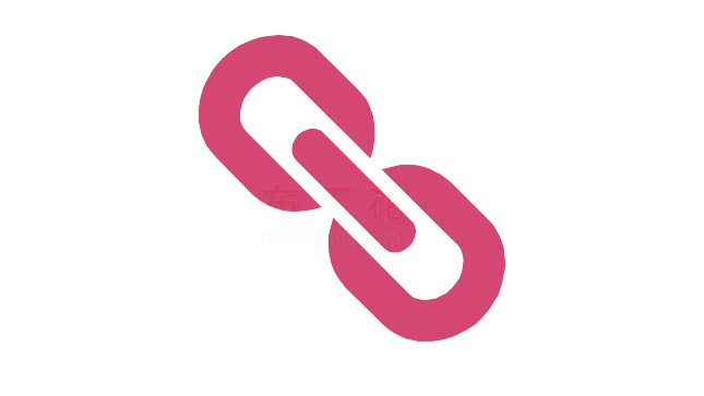 粉色质感铁索超链接logo矢量图下载
