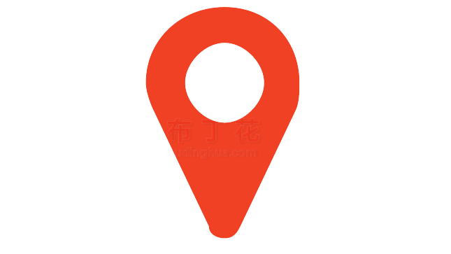 红色GPS导航定位地图指示指南针矢量图下载