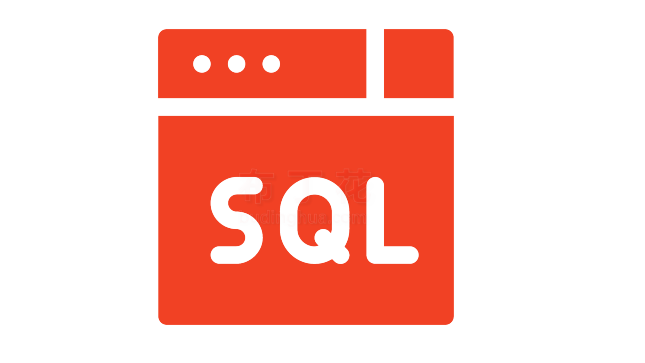 红色高清Sql数据库logo矢量图案