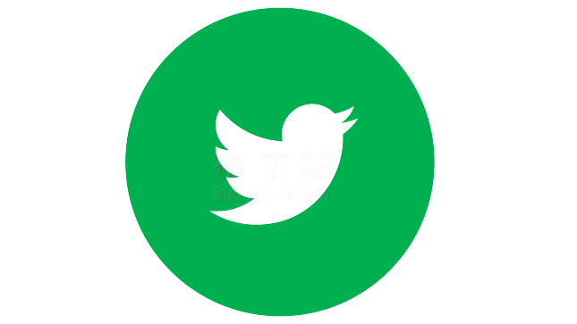 绿色推特logo鸟矢量图片素材大全