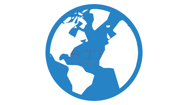 蓝色古典全球地球仪地图矢量背景图库
